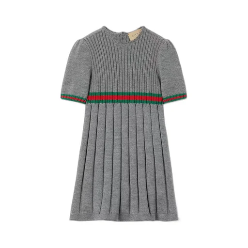 Children's Wool Dress With Web