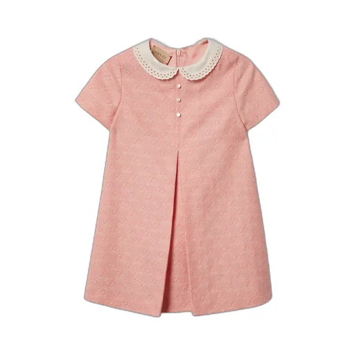 Children's Gg Wool Flannel Dress