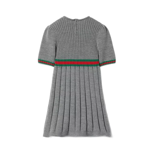 Children's Wool Dress With Web