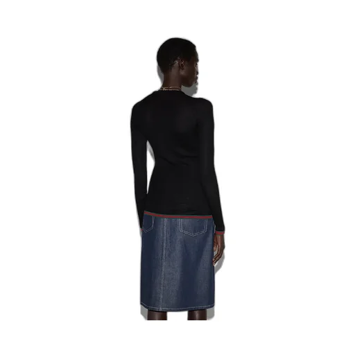 Rib Cashmere And Silk Blend Top
