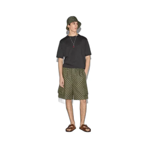 Silk Cotton T-Shirt With Intarsia