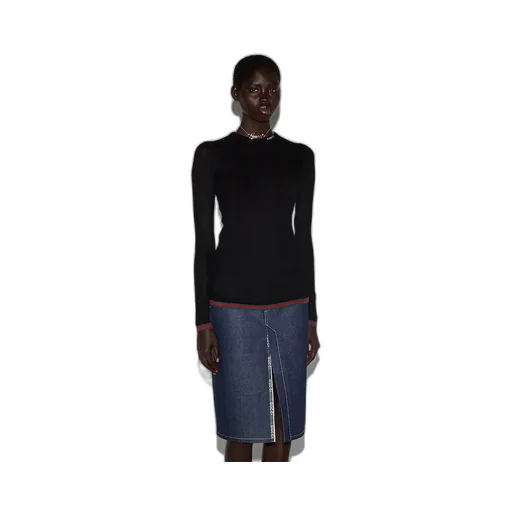 Rib Cashmere And Silk Blend Top