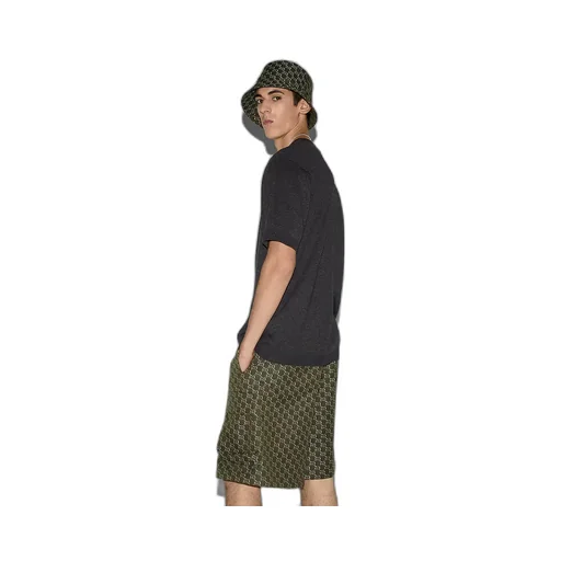 Silk Cotton T-Shirt With Intarsia