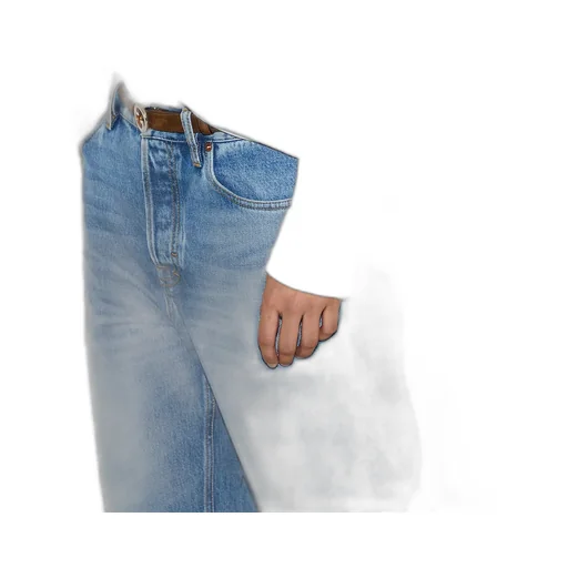 Denim Pant With Gucci Label