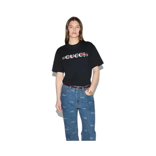 Printed Cotton Jersey T-Shirt