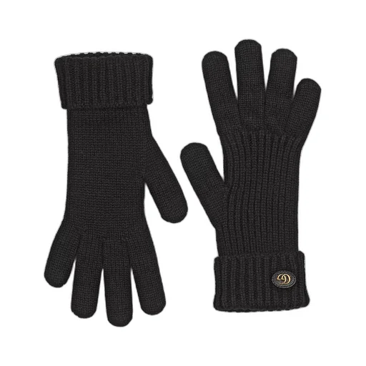 Wool Cashmere Gloves With Double G