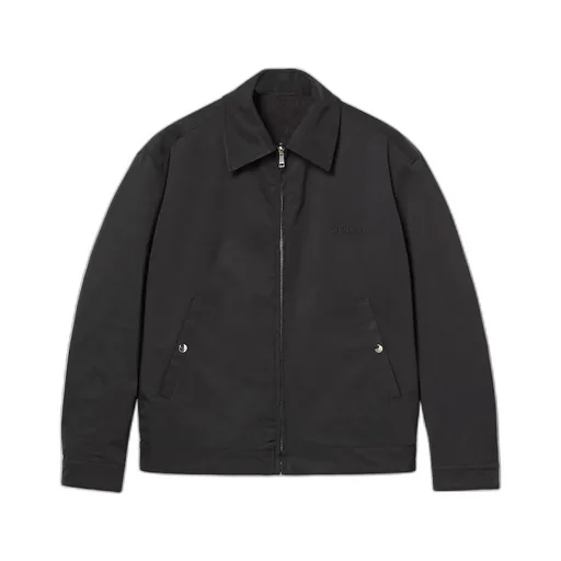 Reversible Nylon And Gg Canvas Jacket