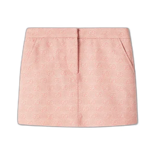 Children's Gg Wool Flannel Skirt