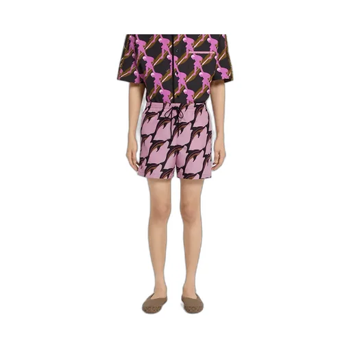 Printed Technical Poplin Swim Short