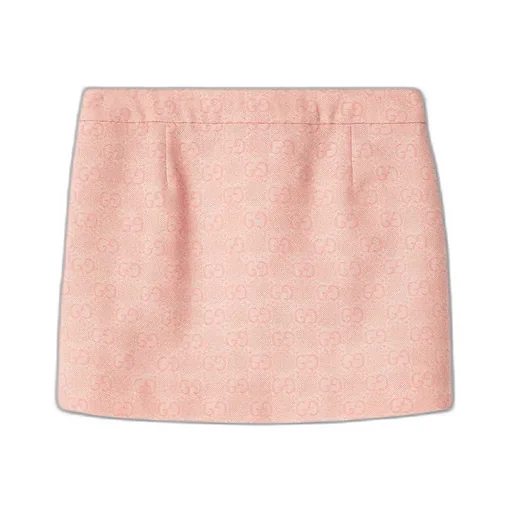 Children's Gg Wool Flannel Skirt