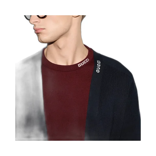 Silk Cotton T-Shirt With Gucci Intarsia