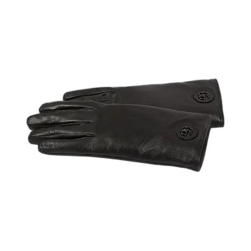 Leather Gloves With Double G