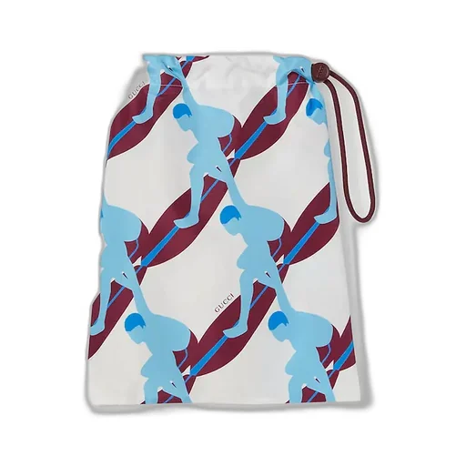 Printed Technical Poplin Swim Short