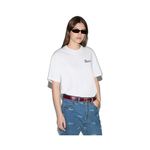 Embroidered Cotton Jersey T-Shirt