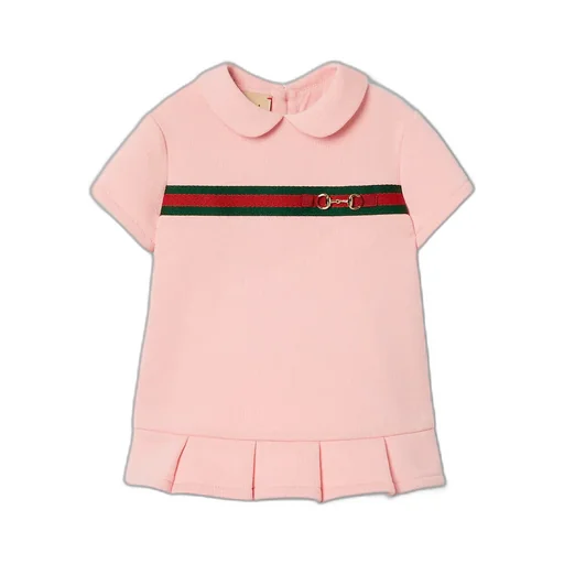 Baby Cotton Dress With Web