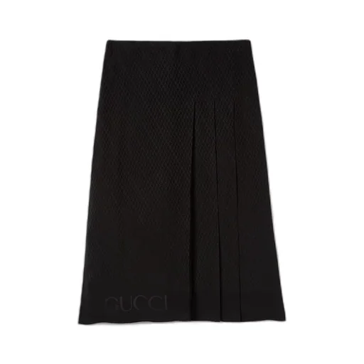 Gucci Silk Jacquard Skirt