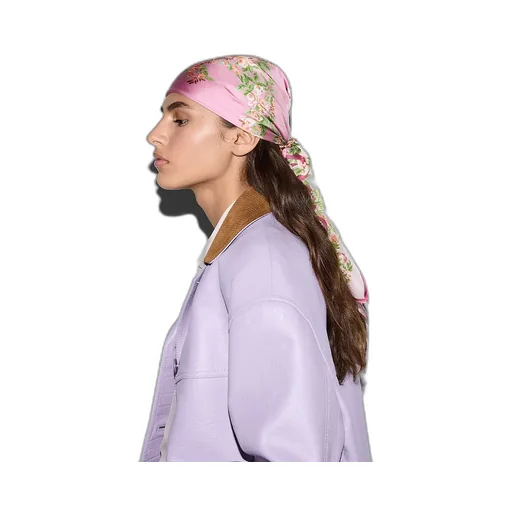 Printed Silk Twill Carré