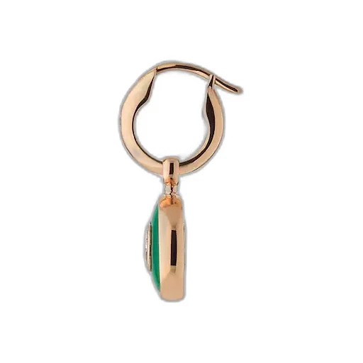 Gucci Interlocking 18K Hoop Earrings