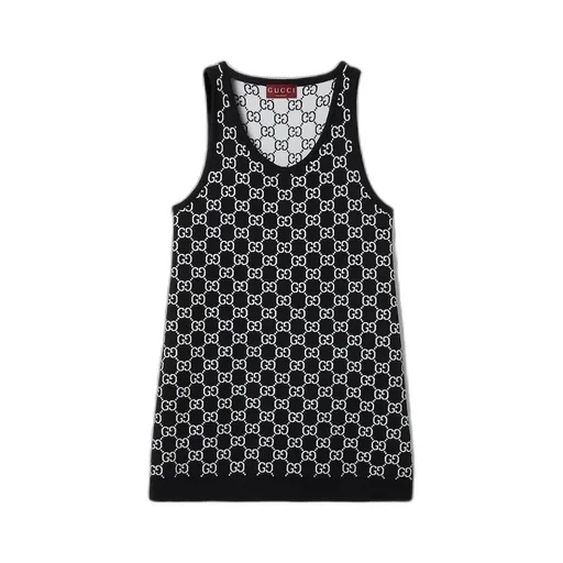 Gg Wool Jacquard Mini Dress