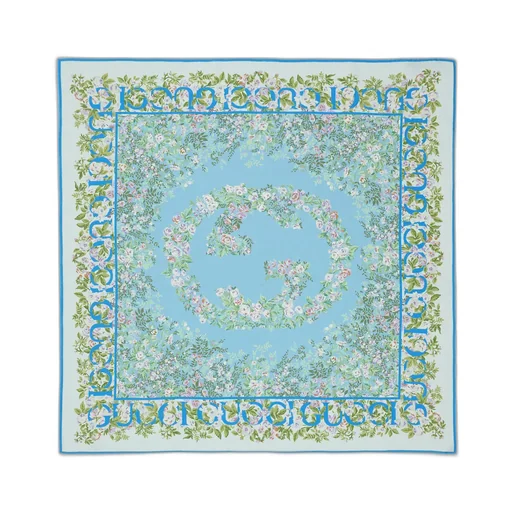 Printed Silk Carré