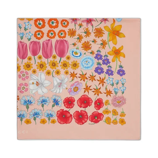Printed Silk Carré