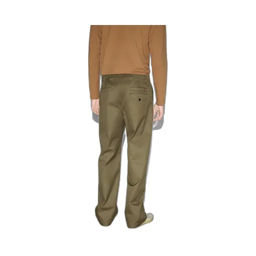Cotton Twill Trousers With Web