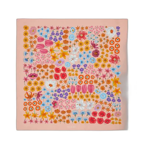 Printed Silk Carré