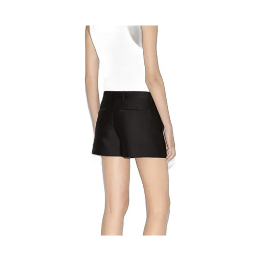 Wool Silk Gabardine Shorts
