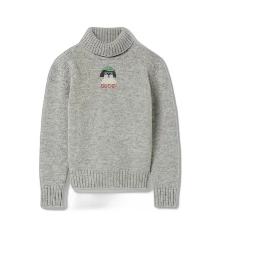 Children's Turtleneck Wool Top