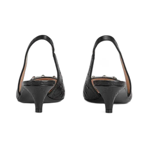 Horsebit Slingback Pump