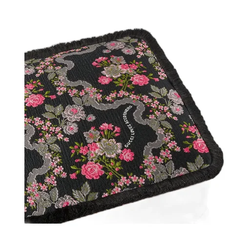 Floral Jacquard Stool