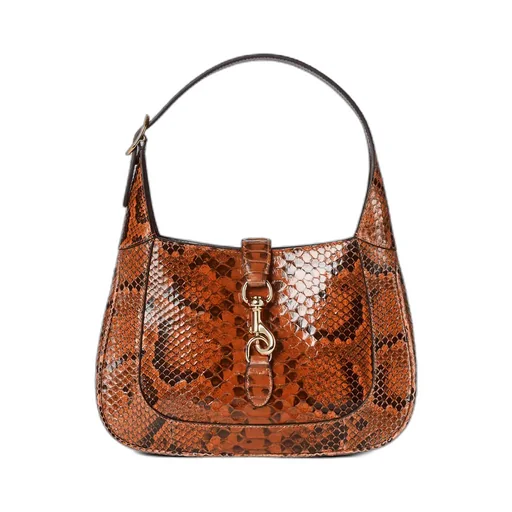 Gucci Jackie Small Python Shoulder Bag