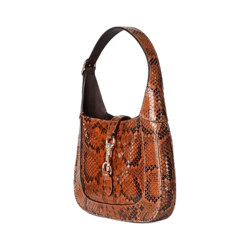 Gucci Jackie Small Python Shoulder Bag