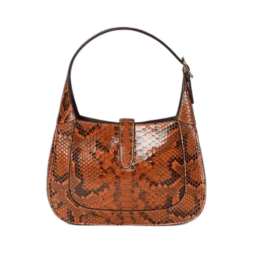 Gucci Jackie Small Python Shoulder Bag