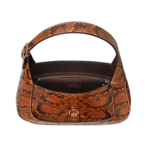Gucci Jackie Small Python Shoulder Bag