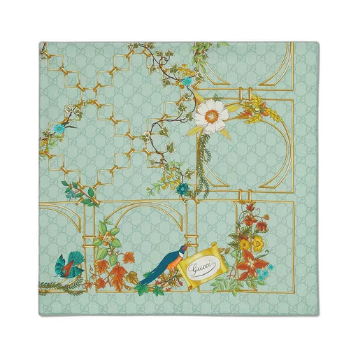 Printed Silk Carré