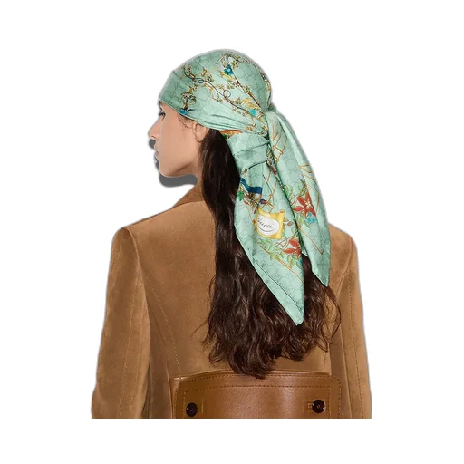 Printed Silk Carré
