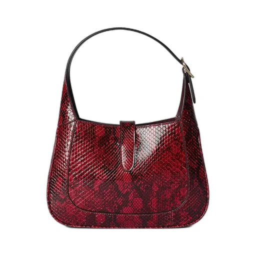 Gucci Jackie Small Python Shoulder Bag