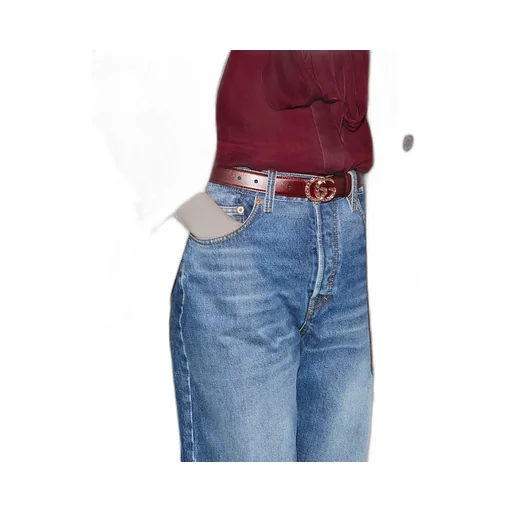 Gg Marmont Thin Belt With Crystals
