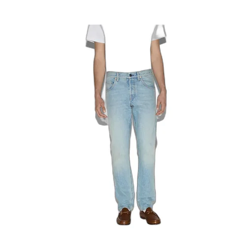 Tapered Denim Trousers