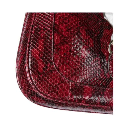 Gucci Jackie Small Python Shoulder Bag