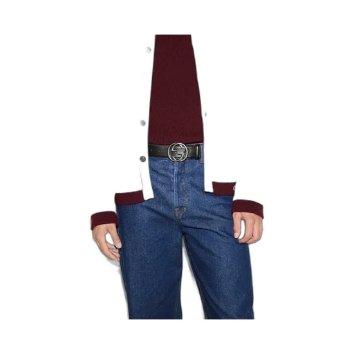 Belt With Interlocking G Buckle