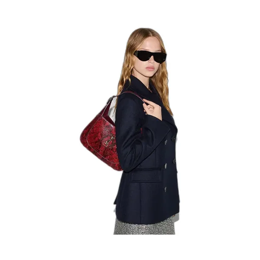 Gucci Jackie Small Python Shoulder Bag