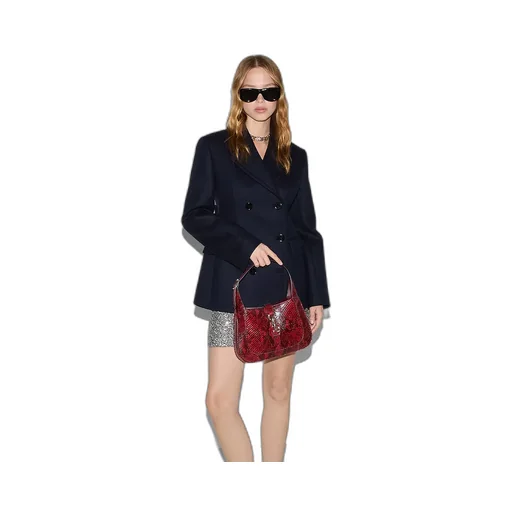 Gucci Jackie Small Python Shoulder Bag