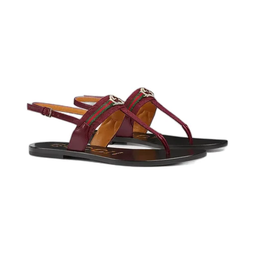 Interlocking G Web Sandal