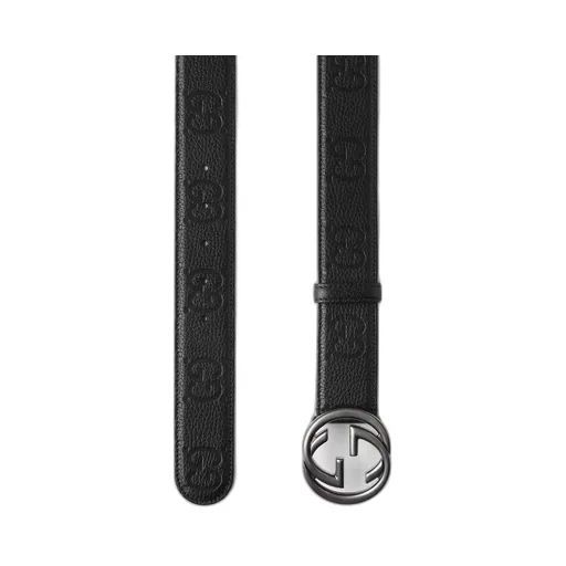 Belt With Interlocking G Buckle