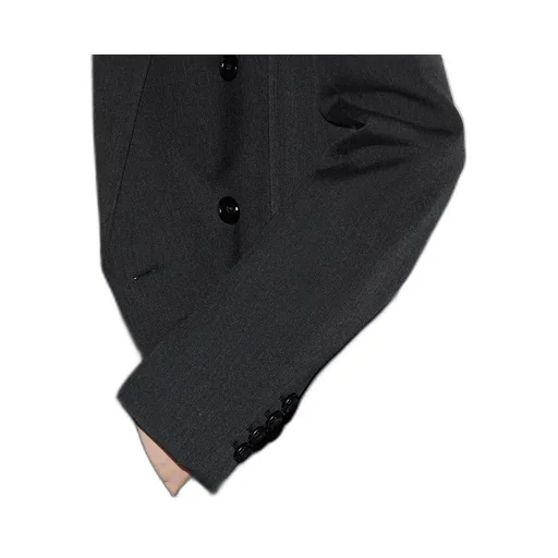 Double-Breasted Long Wool Coat