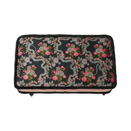 Floral Jacquard Stool