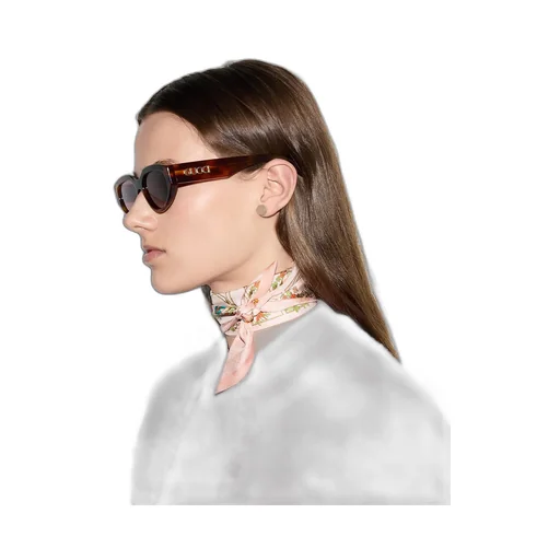 Printed Silk Neck Bow