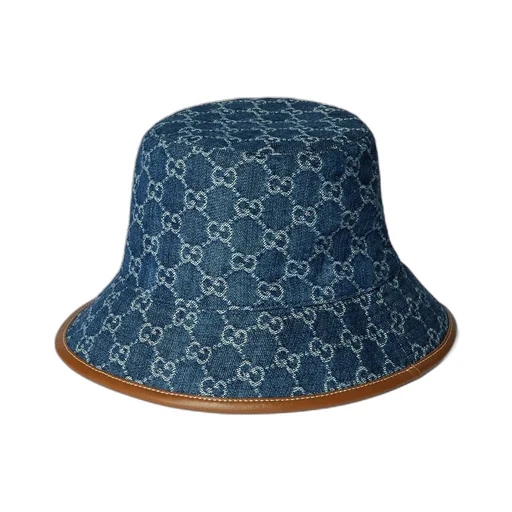 Gg Denim Bucket Hat